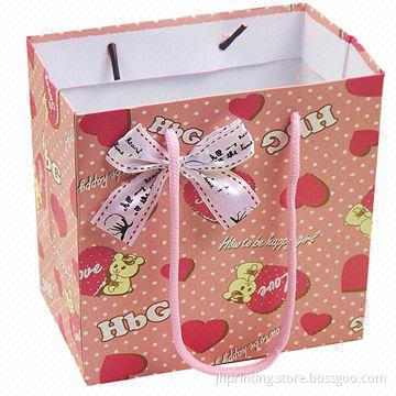 Cute Paper Gift Bag, OEM Orders are Accepted